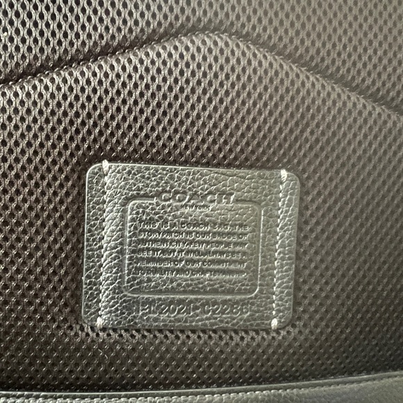 COACH™ Charter Backpack in Refined Pebbled Leather - Picture 4 of 9